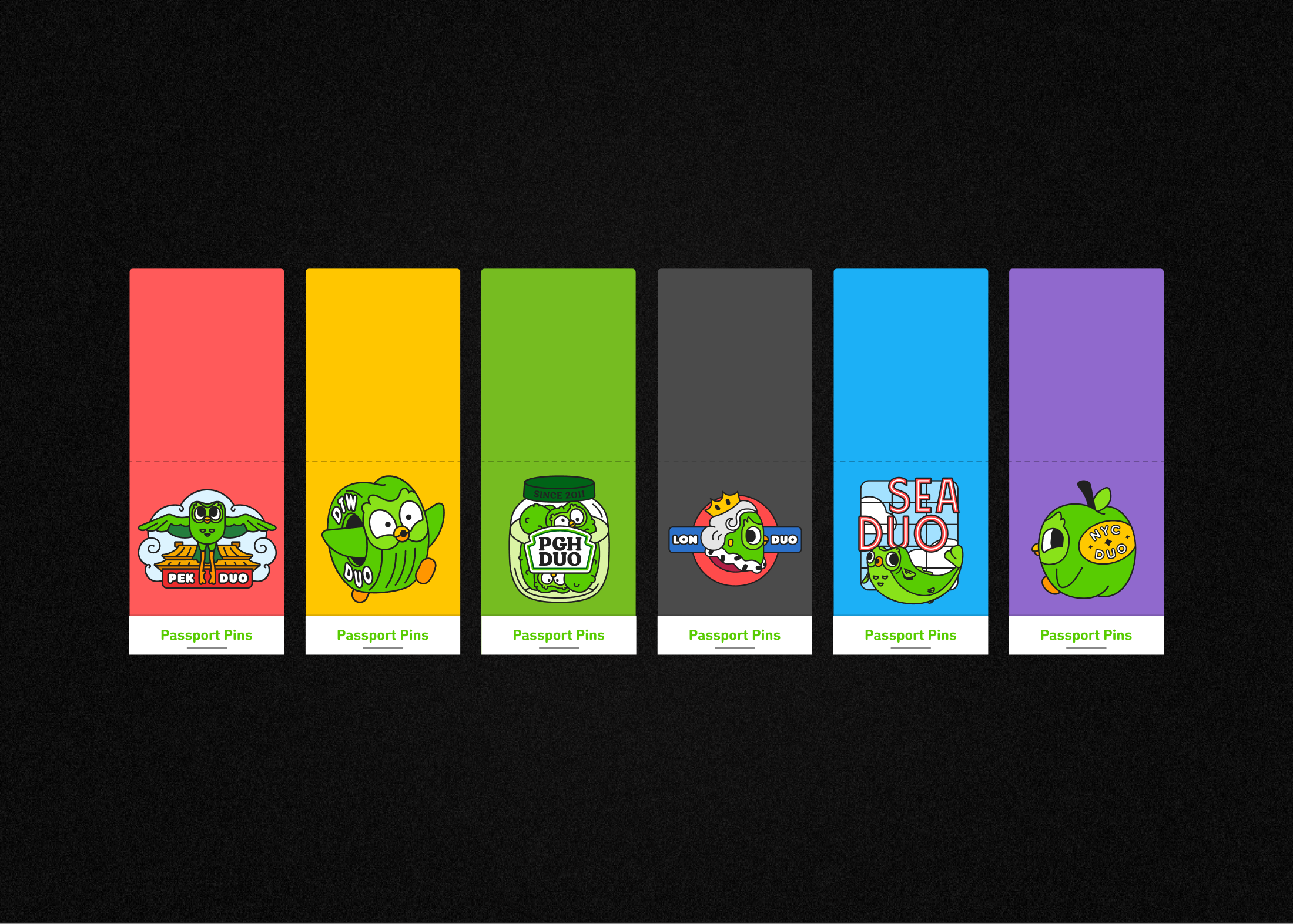 Duolingo Pins