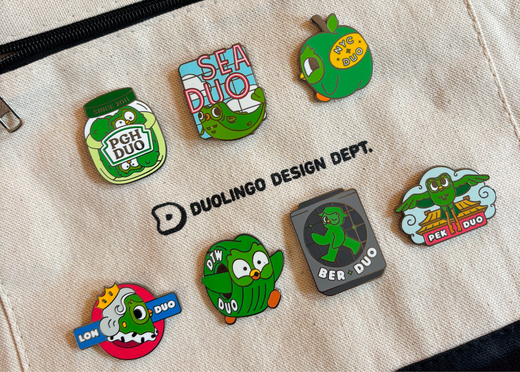 Duolingo Pins